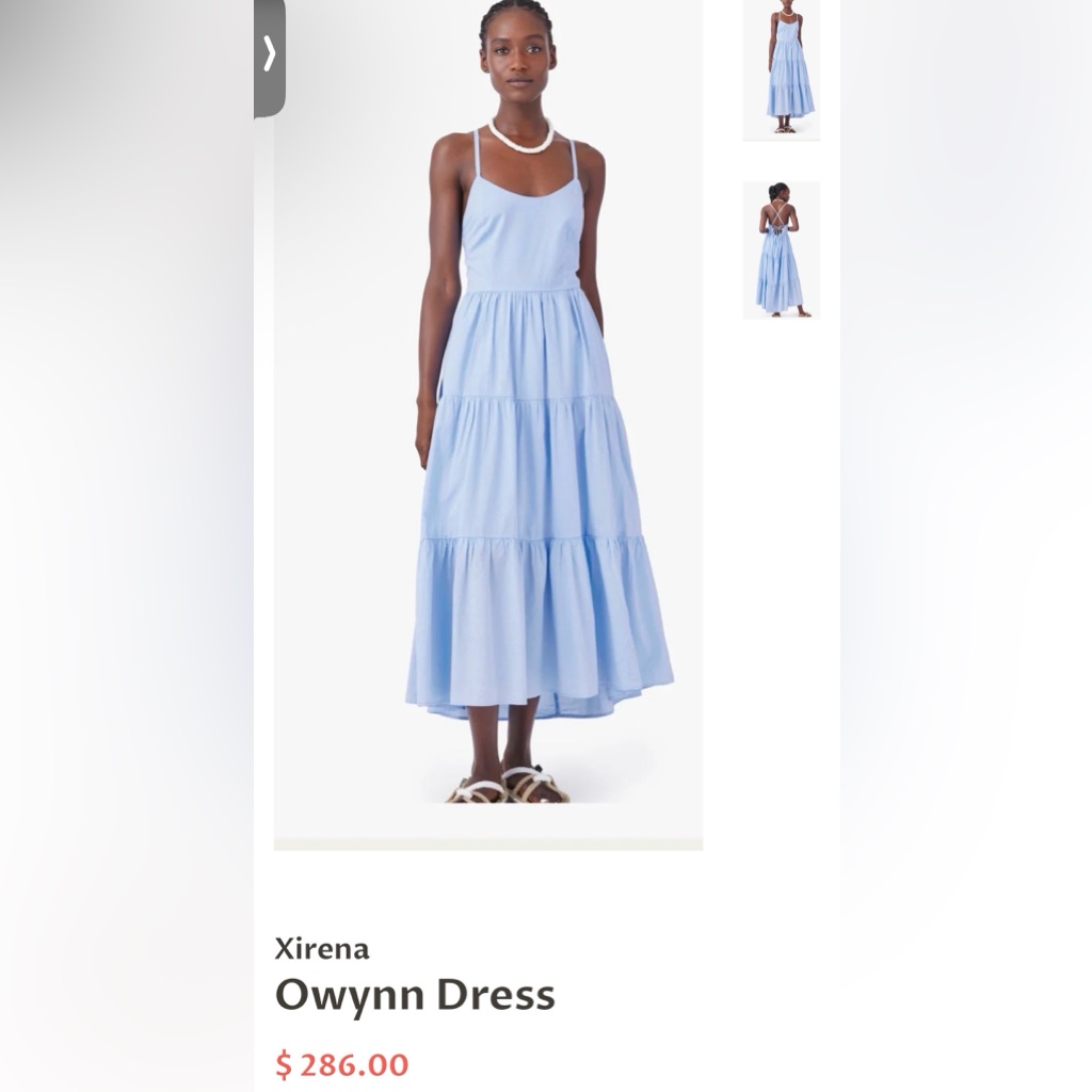 Xirena Owynn Light Blue Maxi Dress - Medium